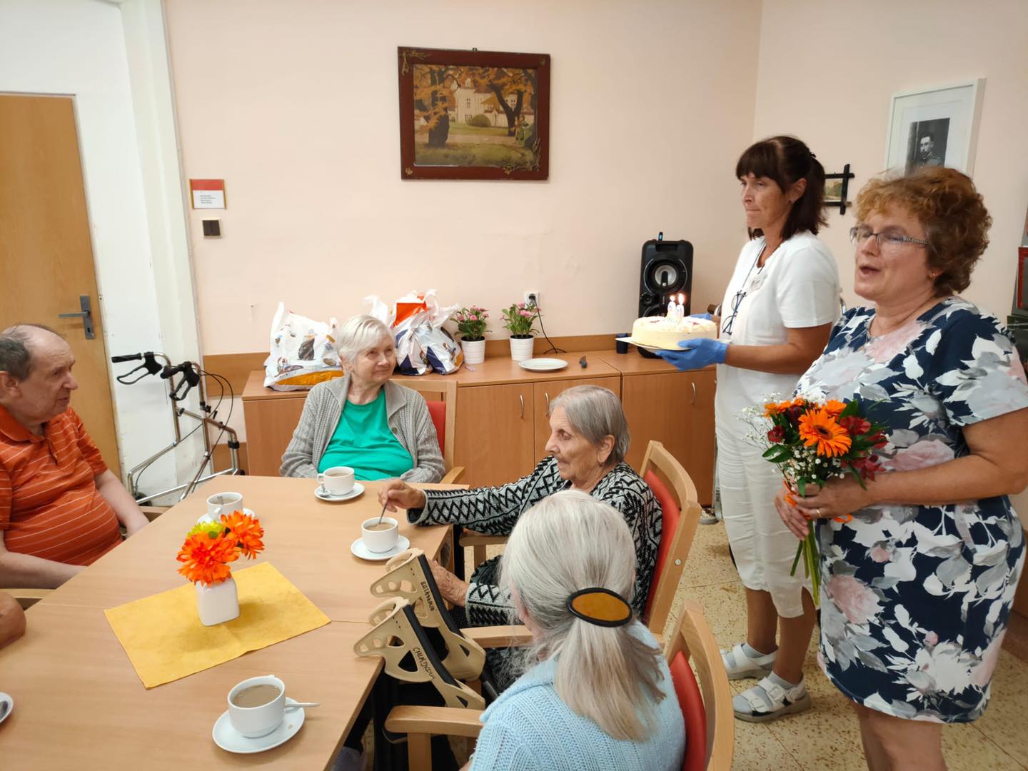 Jubileum naší klientky v Domově důchodců Čížkovice